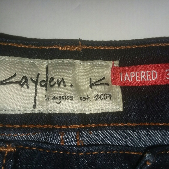 Kayden. K Tapered Cut Off Jeans - Picture 5 of 6